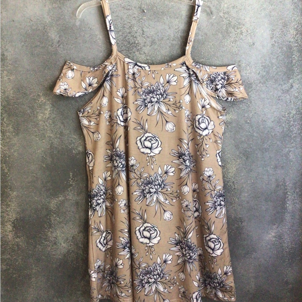 Floral Cold Shoulder Dress (Never Worn)